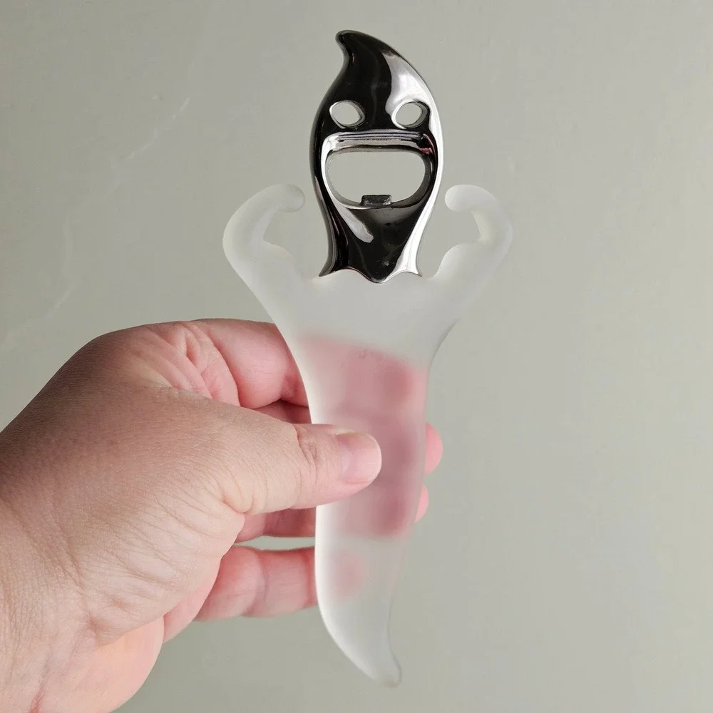 Bugatti Italy Vintage Ghost Bottle Opener A.‎ Dolcetti Design Frosted White OS